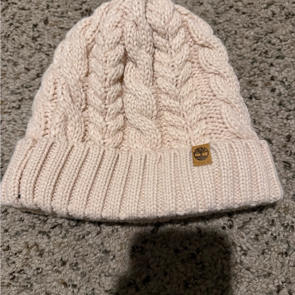Timberland Accessories - Timberland White Fleece-Lined Beanie